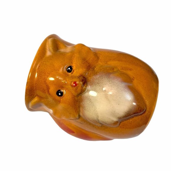 Orange Fox Hand Warmer Coffee Cup Mug Gift Craft 16 oz. Right Hand Pocket - Picture 13 of 13